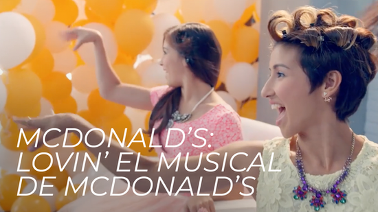 McDonalds Lovin’ el musical de McDonald’s starring Leslie Grace